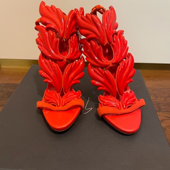 Giuseppe Red Signature Gladiator Sandal - Picture 2 of 4
